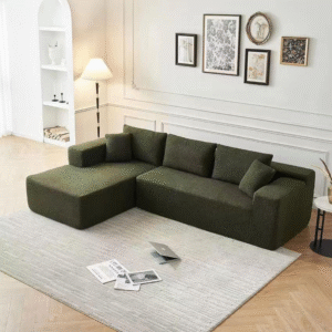 Compressible L shape sofa